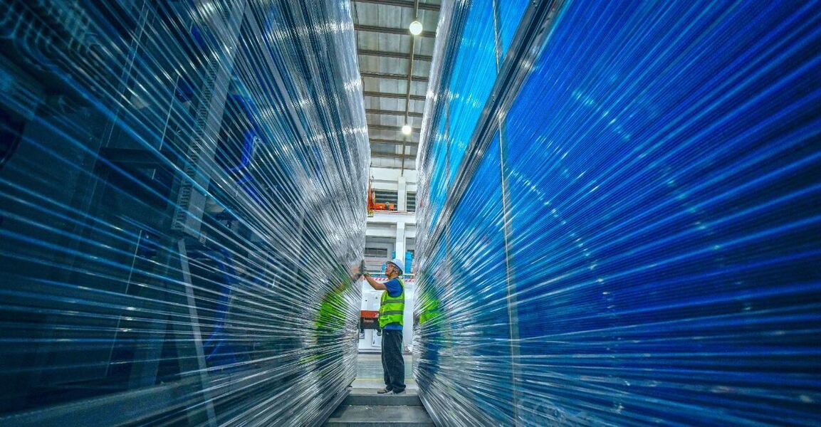 GUANGZHOU JETEX-LLOYD'S MACHINERY LTD linha de produção do fabricante